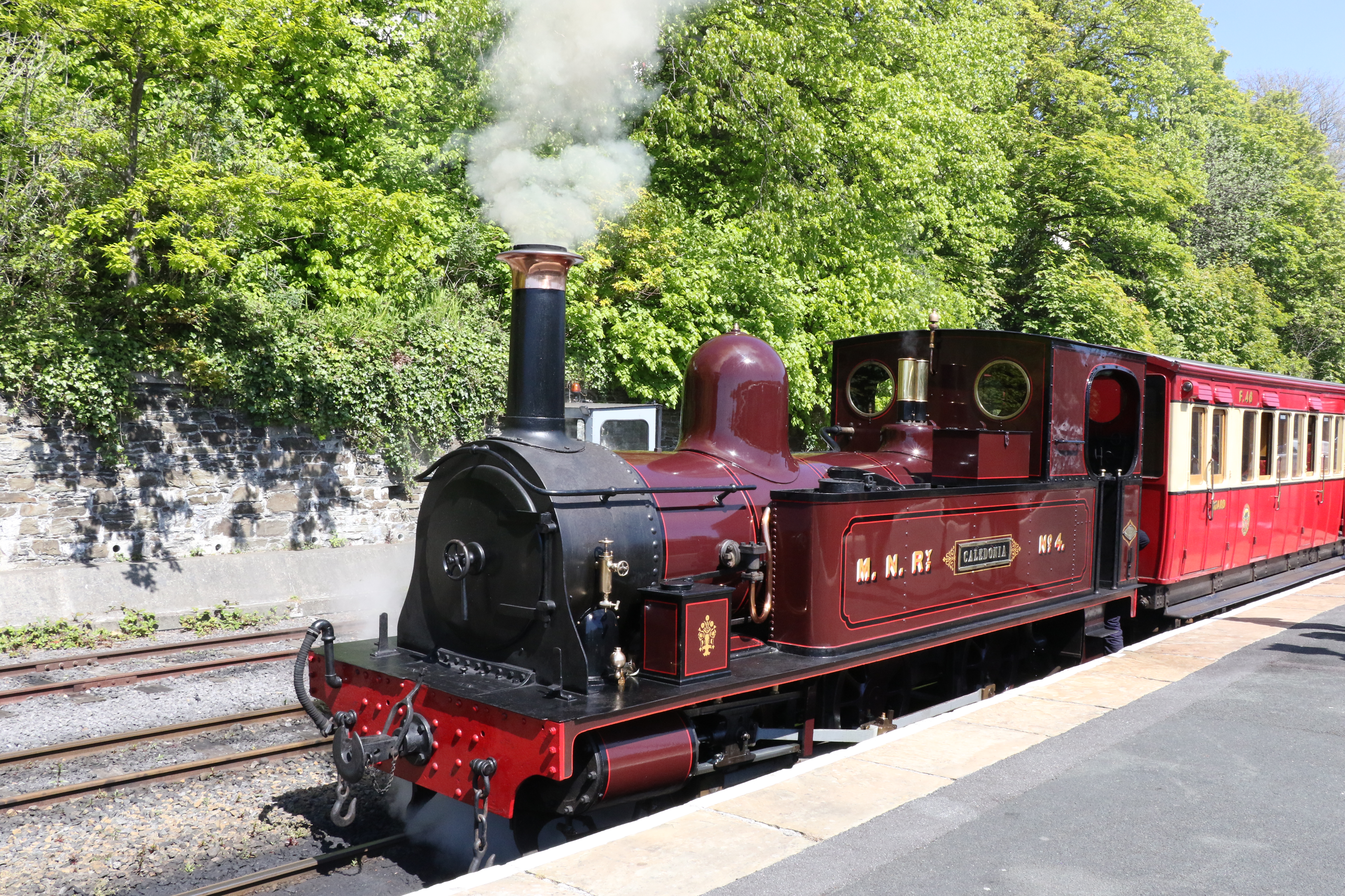 Caledonia No.4 - IOM Steam Railway at Douglas
